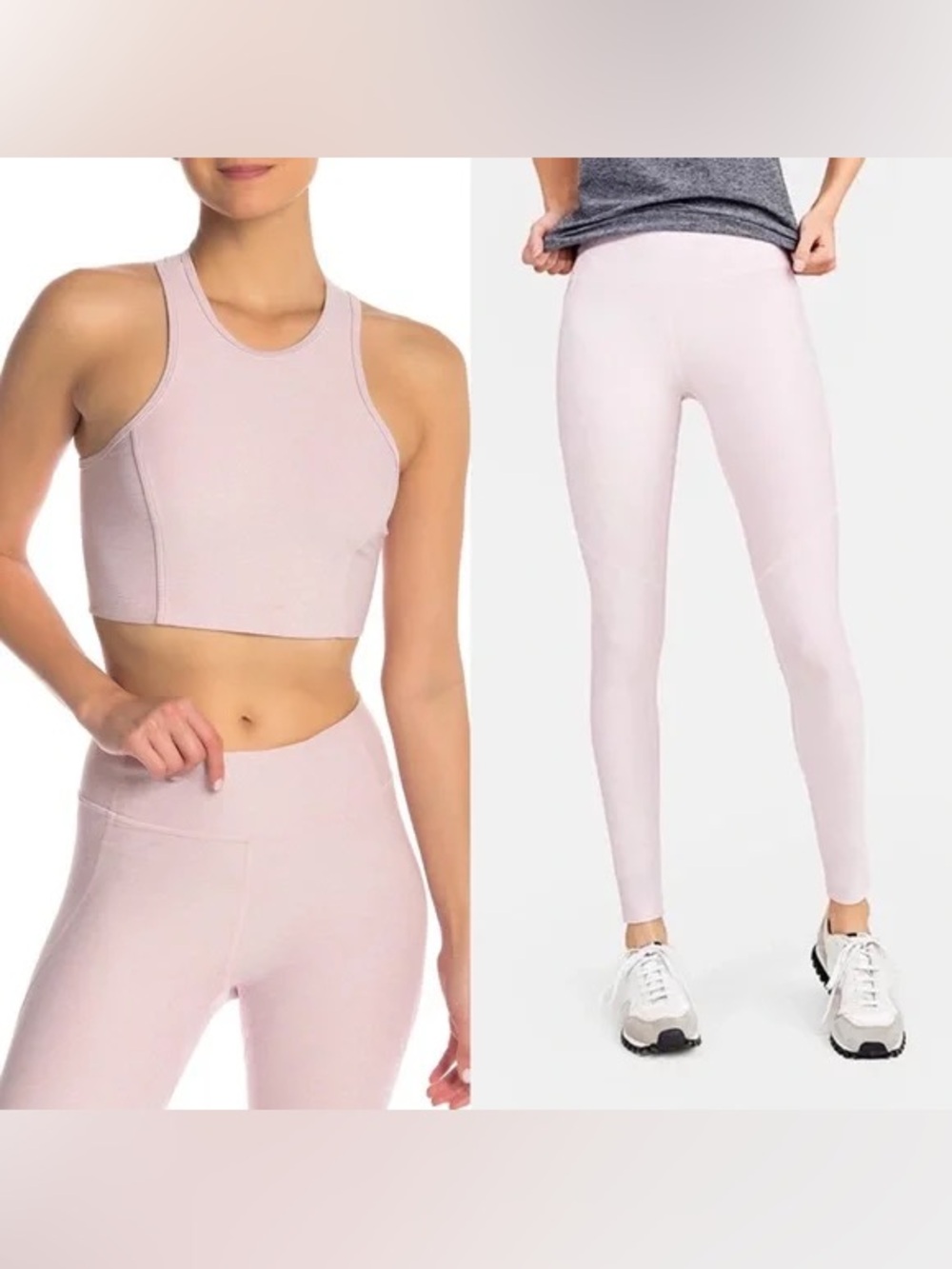 Outdoor Voices Blush Pink Workout Set